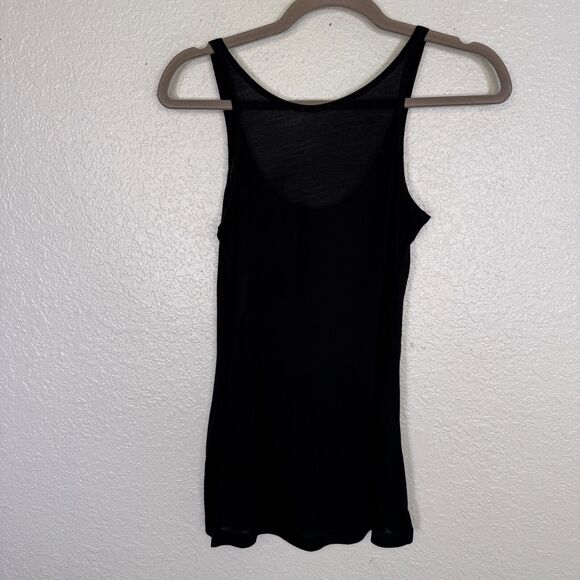 Key Closet Top Womens XS Camel Swarovski Crystal Rhinestone Tank Tee Shirt Black - Picture 4 of 9